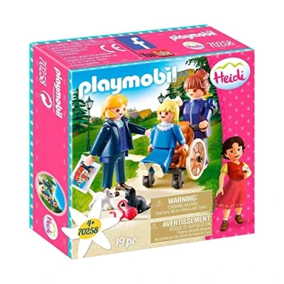 Afbeelding van PLAYMOBIL Heidi Klara met vader en juf Rottenmeier 70258