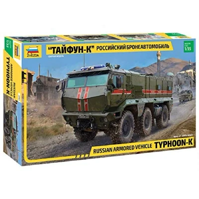 Afbeelding van 1:35 Zvezda 3701 Russian armored vehicle Typhoon K Plastic Modelbouwpakket