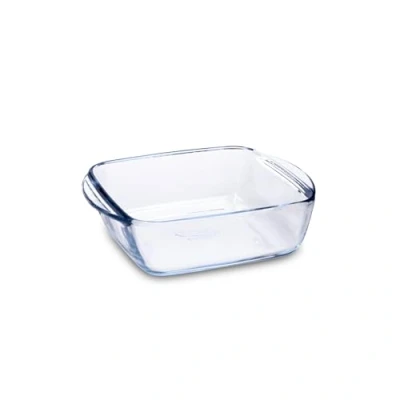 Afbeelding van PYREX PREPWARE Vierkante glazen schaal 20 x 17 cm 1 liter