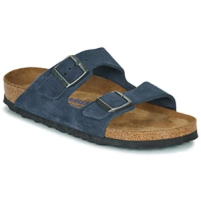 Afbeelding van Birkenstock Arizona zwart, Birko Flor sandalen, uniseks, Blauw