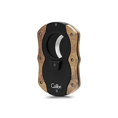 Afbeelding van Sigarenknipper Colibri Wood Cut light burl