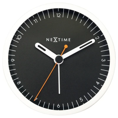 Afbeelding van Wekker Nextime Small 9 cm zwart