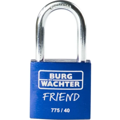 Afbeelding van Burg Wächter 39441 Hangslot 40.00 mm Verschillend sluitend Blauw Sleutelslot