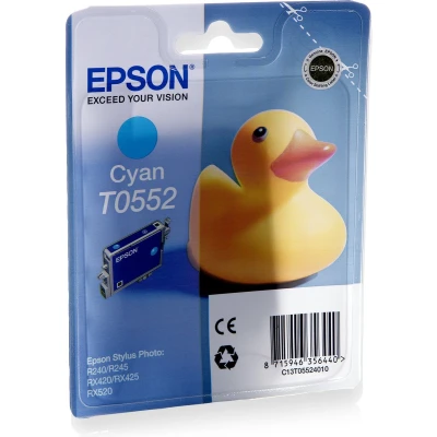 Afbeelding van Epson Inktcartridge T0552 blauw