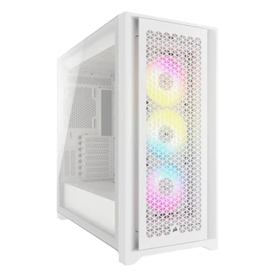 Afbeelding van ATX Semi toren doos Corsair 5000D RGB Wit