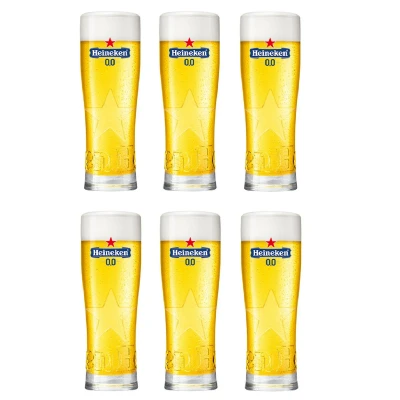 Afbeelding van Heineken Bierglazen 0.0 Star 250 ml 6 Stuks