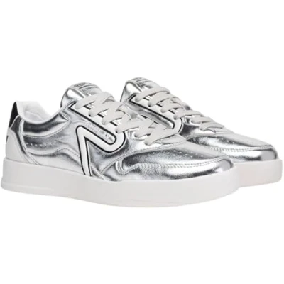 Afbeelding van Replay Oyzone Sneakers laag, Dames, Maat: 38, Silver Pu