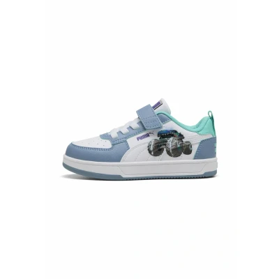 Afbeelding van PUMA x HOT WHEELSâ¢ MONSTER TRUCKS Caven 2.0 Sneakers Kids, Blauw/Wit, Maat 29