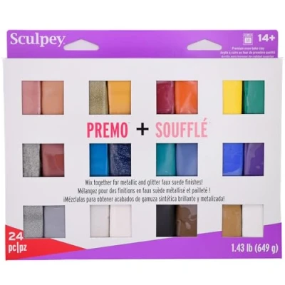 Afbeelding van Set klei Sculpey 24x28 gr