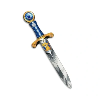 Afbeelding van Liontouch Mini leeuwzwaard, speelgoed voor kinderen, blauw, middeleeuws ridderzwaard het imitatiespel van kinderen schuim, kostuum en cosplay peuters