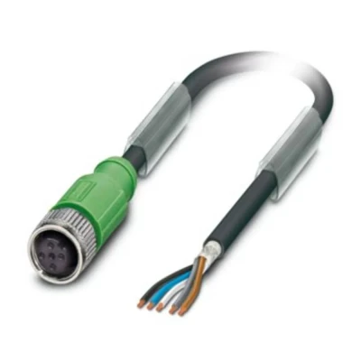 Afbeelding van Phoenix Contact 1682951 Sensor/actuator connector, geassembleerd M12 Aantal polen: 5 Bus, recht 5.00 m 1 stuk(s)