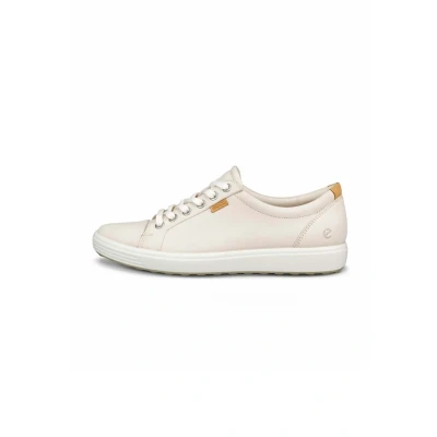 Afbeelding van ECCO SOFT Sneakers laag, Dames, Maat: 36, Limestone Leer