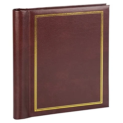 Afbeelding van Victoria Collection Zelfklevend fotoalbum personaliseer uw met afbeeldingen van verschillende grootte gemakkelijk te vullen en langdurig groot idee (bruin, 20 pagina&#039;s)