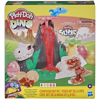 Afbeelding van Play Doh Slime Hydro Glitz Dino Vulkaan