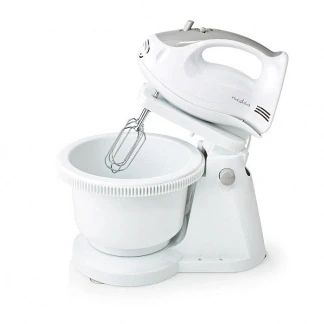 Afbeelding van Handmixer Nedis (200W, 5 snelheden, Turbofunctie, Mengkom)