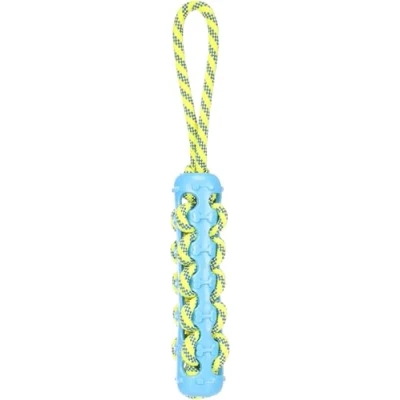 Afbeelding van Flamingo hondenspeeltje Tofla touw en stok Ø5x40cm