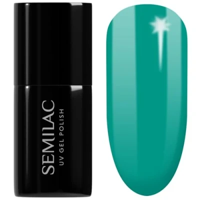Afbeelding van Semilac UV nagellak Hybrid 448 Azure Green 7 ml Neon Collection