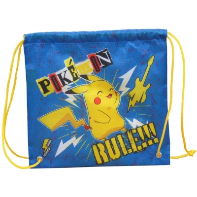 Afbeelding van Pokemon Pikachu Gymtas Klein 25cm