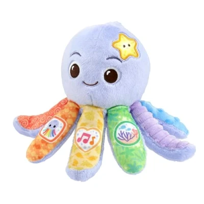 Afbeelding van VTech Baby Knuffel &amp; Speel Octopus Interactieve Inclusief 15 Melodietjes en 3 Gezongen Liedjes Vanaf Maanden