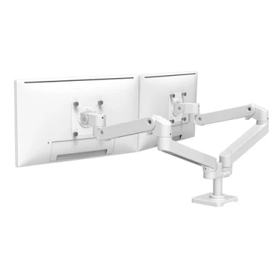 Afbeelding van Ergotron LX PRO ARM DUAL SIDE BY white (Tabel, 27&quot;), Monitorsteun, Wit