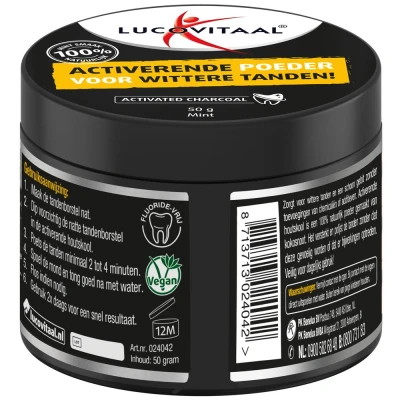Afbeelding van Lucovitaal Activated Charcoal 50GR