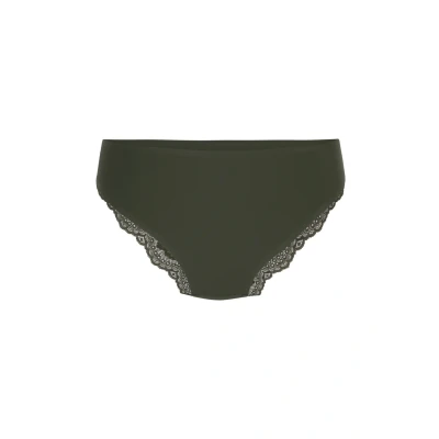 Afbeelding van Hunkemöller Invisible brazilian Lace Back Groen XS