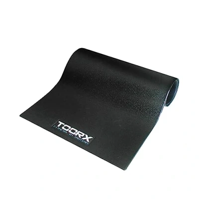Afbeelding van Toorx Fitness Onderlegmat 200x100x0,9 cm Zwart PVC