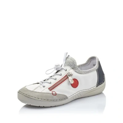 Afbeelding van Rieker 52563 40 mocassinzool voor dames, Combi