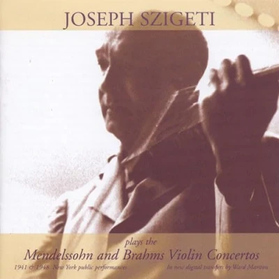 Afbeelding van Joseph Szigeti Mendelssohn And Brahms: Violin Concertos (CD)