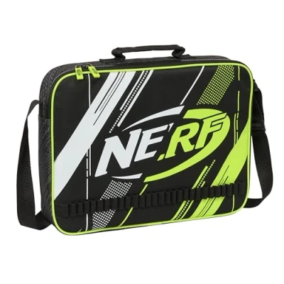 Afbeelding van Schooltas Nerf Get ready Zwart 38 x 28 6 cm