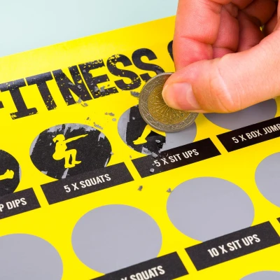 Afbeelding van 100 Day Fitness Challenge Krasposter