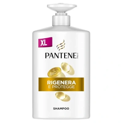 Image de Pantene Pro V régénère et protège le baume 1000 ml pour cheveux faibles, secs endommagés, quotidien léger, non onge, avec vitamine B5 mélange de nutriments, Active Nutri Plex