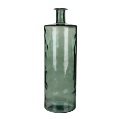 Afbeelding van Mica Decorations Guan Vaas Fles H75 x Ø25 cm Glas Groen