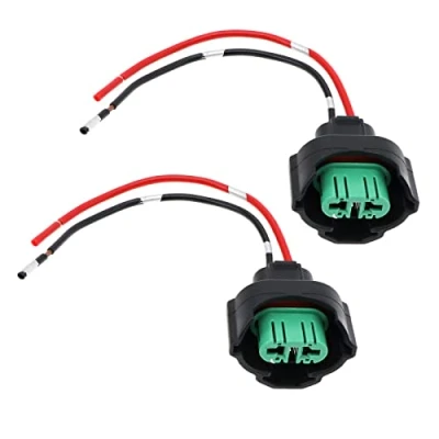 Afbeelding van EMSea Set van 2 H11 koplampkabelbundelconnectoren, compatibel met H8/H9/H11/880/881/H27 lampen