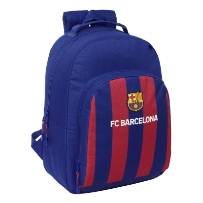 Afbeelding van Safta F.C. Barcelona Rugzak aanpasbaar aan trolley, ideaal voor kinderen van verschillende leeftijden, comfortabel en veelzijdig, kwaliteit sterkte, 32 x 15 42 cm, marineblauw/granaat, blauw