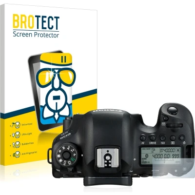 Afbeelding van BROTECT Screenprotector voor Canon EOS 6D (Schouderdisplay) Folie Beschermfolie Beschermglas transparant