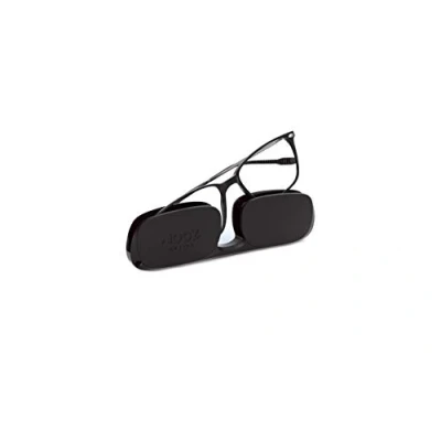 Afbeelding van Nooz Optics Bril tegen blauw licht zonder correctie voor dames en heren, computer, smartphone, gaming of tv, rechthoekige vorm, collectie Bao, zwart.