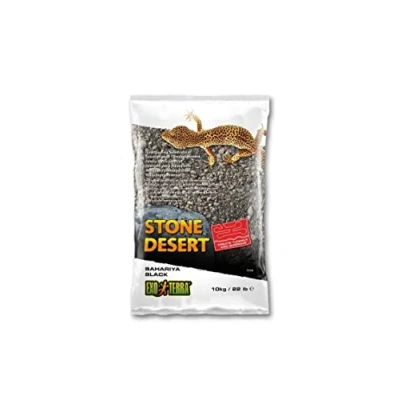 Afbeelding van Exo Terra Bodembedekking Reptielen Stone Desert Substraat Bahariya Black 10kg 42x30x7cm Zwart 1st