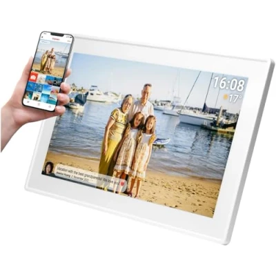 Afbeelding van Denver Digitale Fotolijst 15.6 inch XL Full HD Frameo App Fotokader WiFi 16GB IPS Touchscreen PFF1515W