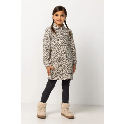 Afbeelding van Noppies Jurk Pharr Animal Pattern Maat 98