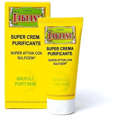 Afbeelding van Tabiano biosulfur creme tegen puistjes en mee eters