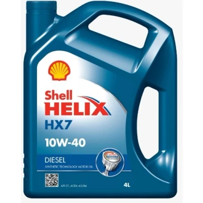 Afbeelding van Shell Helix HX7 DIESEL 10W 40 4L Motorolie 550040425 AUDI: 100 C4 Avant, MERCEDES BENZ: Vito Minibus, RENAULT: MEGANE 3