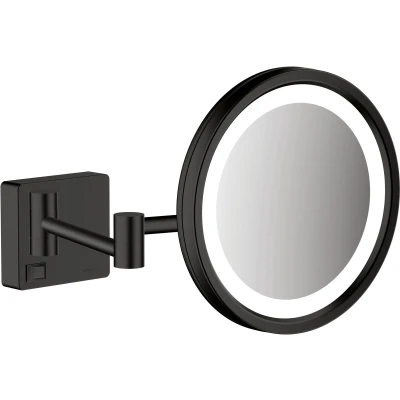 Afbeelding van Hansgrohe AddStoris scheerspiegel LED Licht Mat