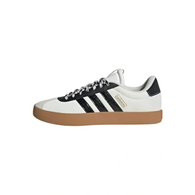 Image de adidas Homme VL COURT 3.0 SHOES, off white/core black/gold met., 42 2/3 EU