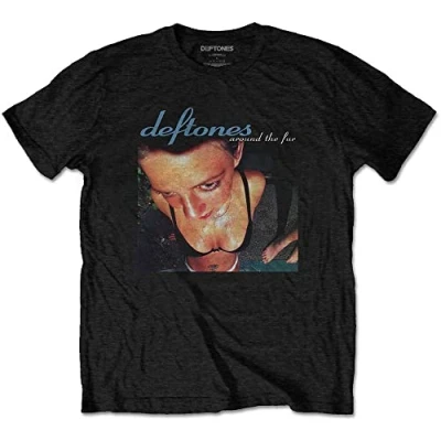 Afbeelding van Rock Off Deftones Around The Fur Official T shirt voor heren, uniseks, zwart.