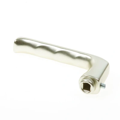 Afbeelding van Hoppe Deurkruk, aluminium 113p gatdeel F2, champagne