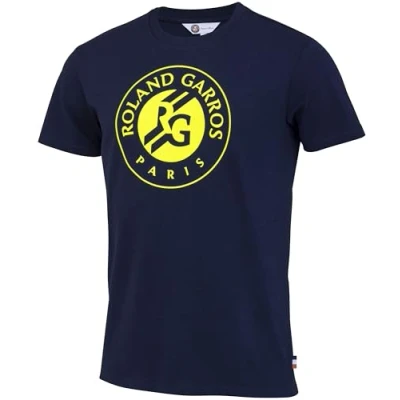 Afbeelding van Roland Garros Officiële collectie T shirt Tennis, Blauw, L