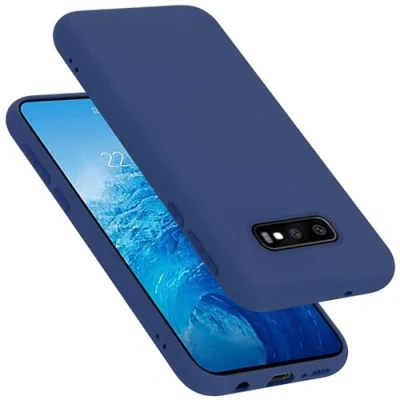Afbeelding van Cadorabo Hoesje geschikt voor Samsung Galaxy S10e in LIQUID BLAUW Beschermhoes gemaakt van flexibel TPU silicone Case Cover