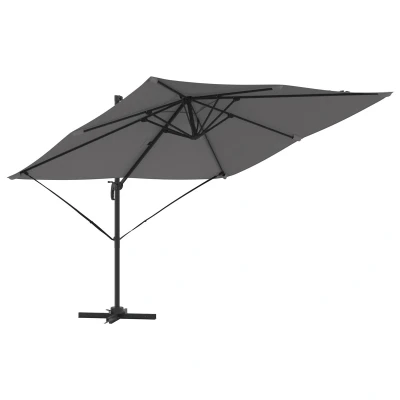 Afbeelding van vidaXL Cantilever Roma Parasol Anthraciet 286x285x265 cm Aluminium