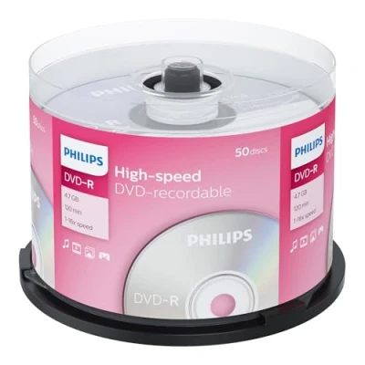 Afbeelding van DVD R Philips 4.7GB 16x SP (50)